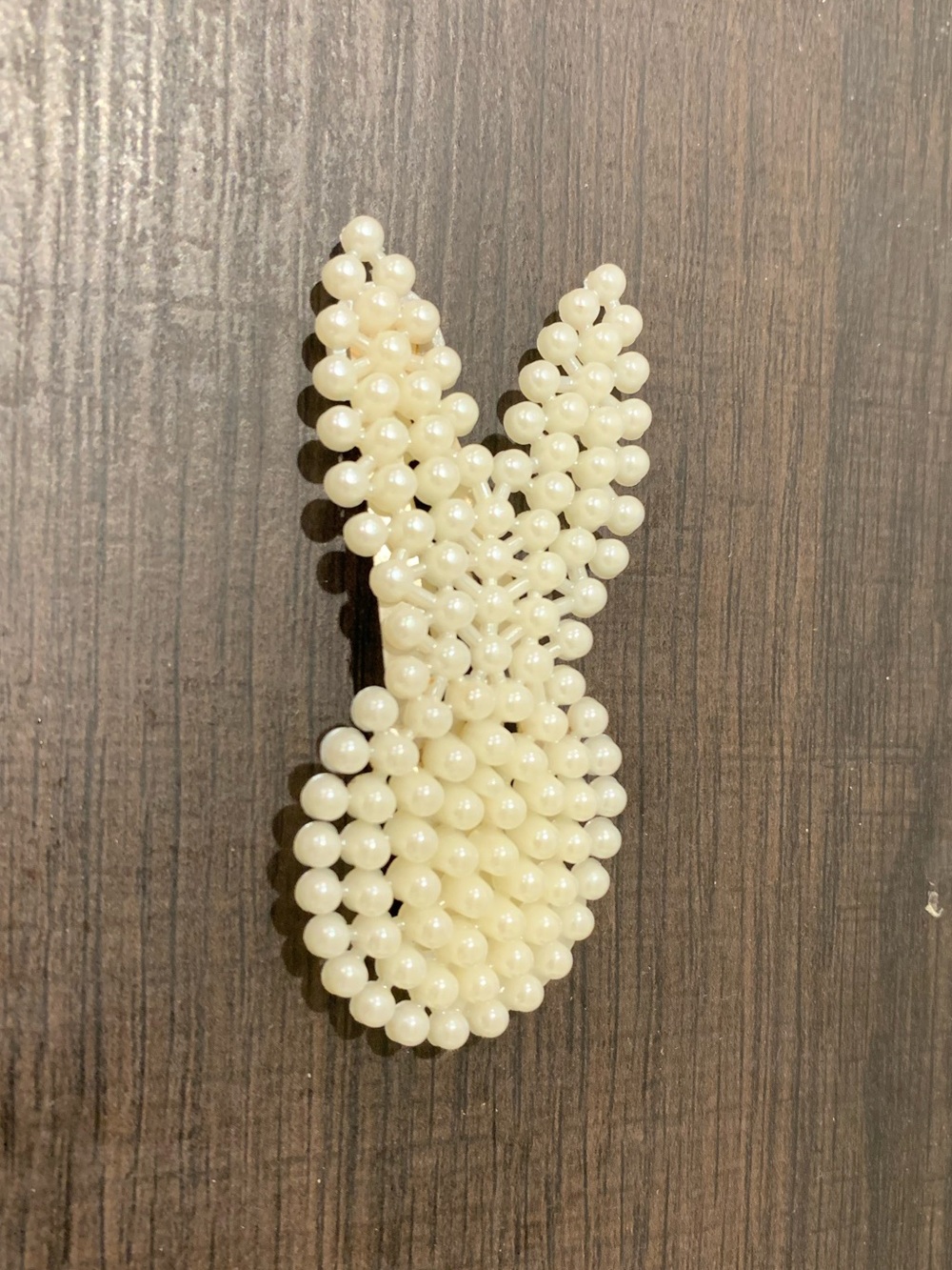 Pearl Bunny Hair Clip